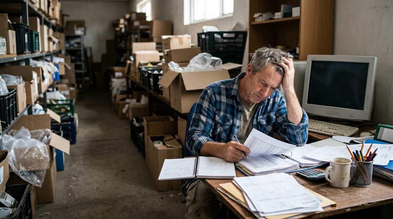 The manual process small business warehouse management system replaces