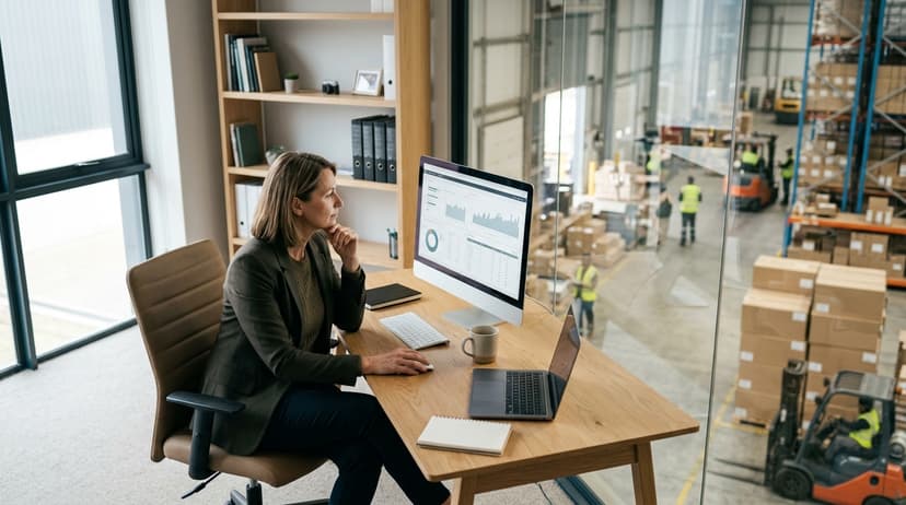 Reviewing the figures software warehouse management produces