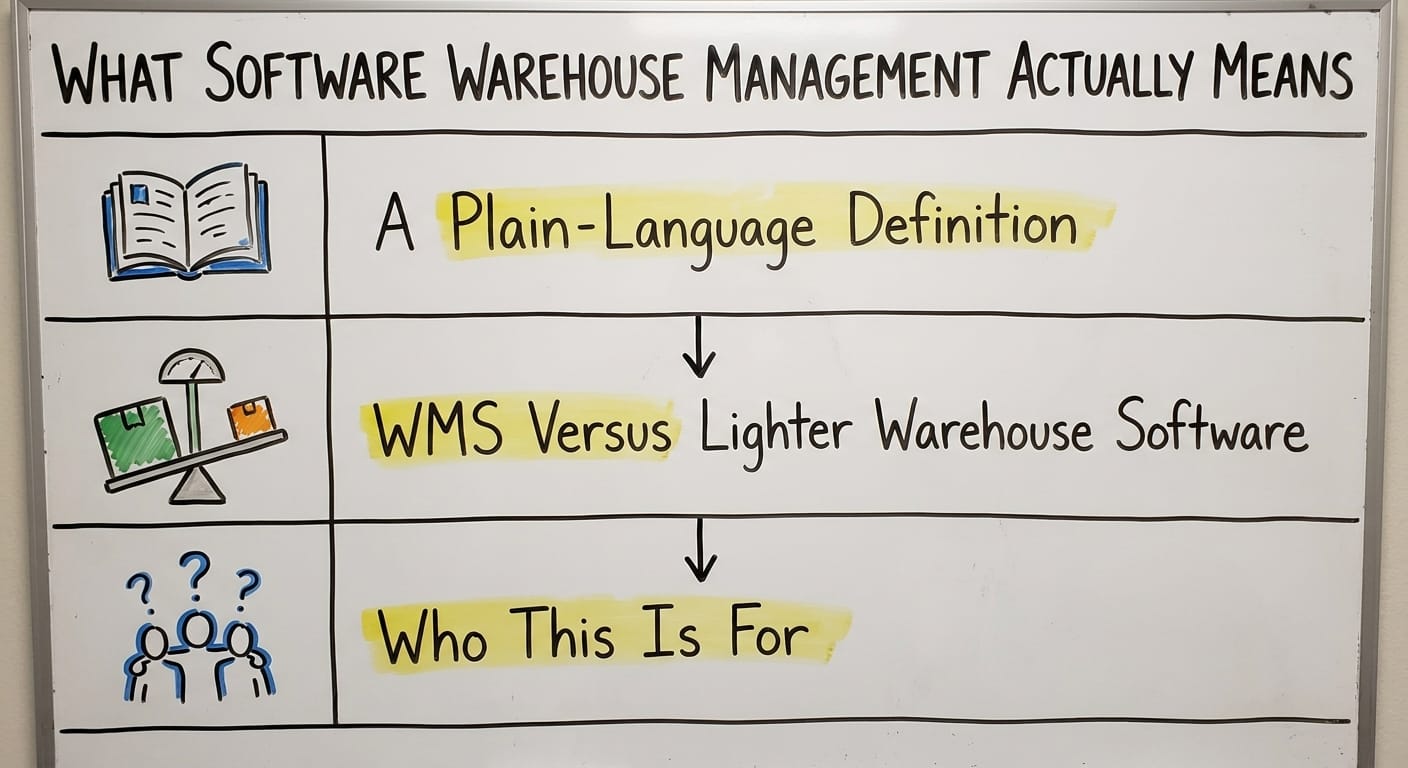 What Software Warehouse Management Actually Means, drawn out