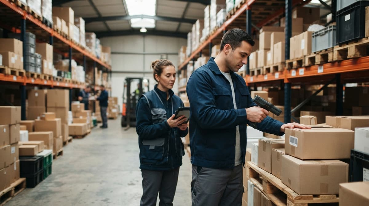 The team who would use system id barcode solutions, mid-task