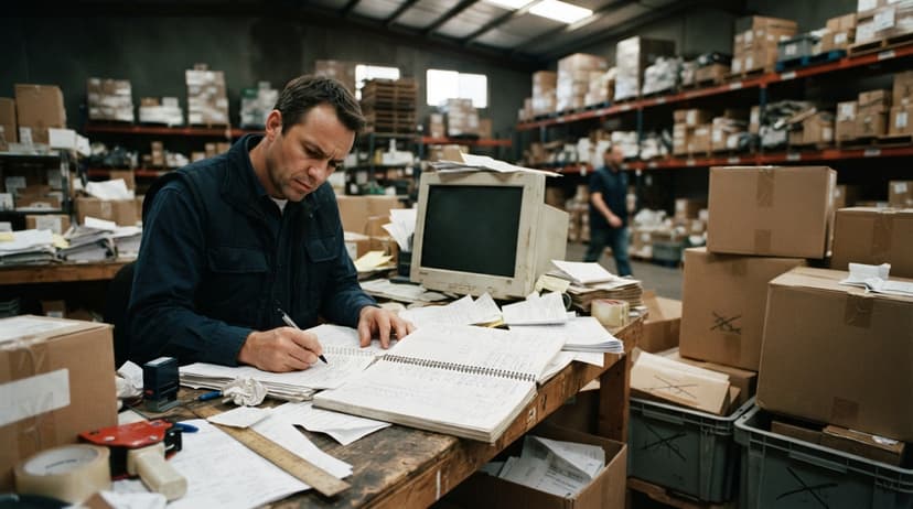 The manual process system id barcode solutions replaces