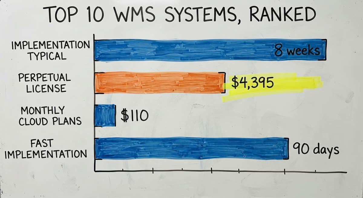Top 10 WMS Systems, Ranked, in figures