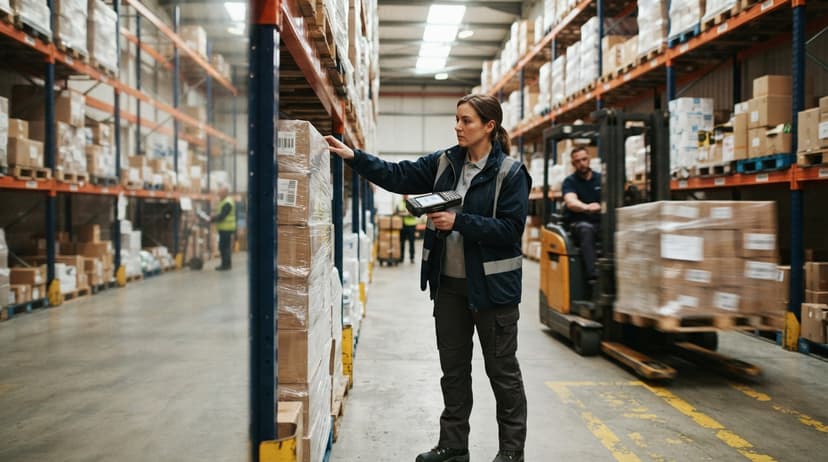 The team who would use types of inventory control, mid-task