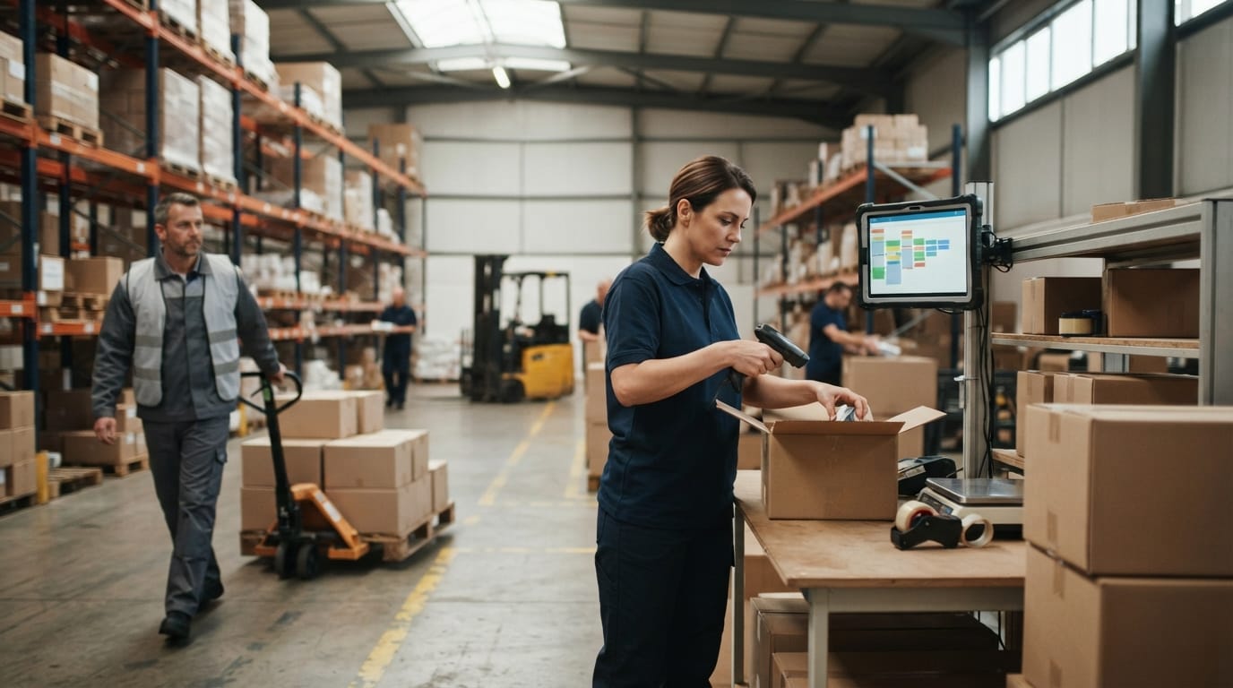 The team who would use warehouse execution system vs warehouse management system, mid-task