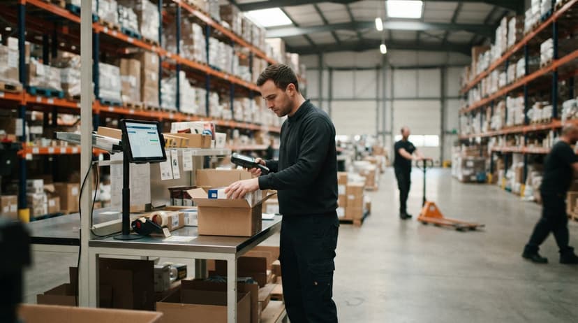 The team who would use warehouse ideas improvement, mid-task