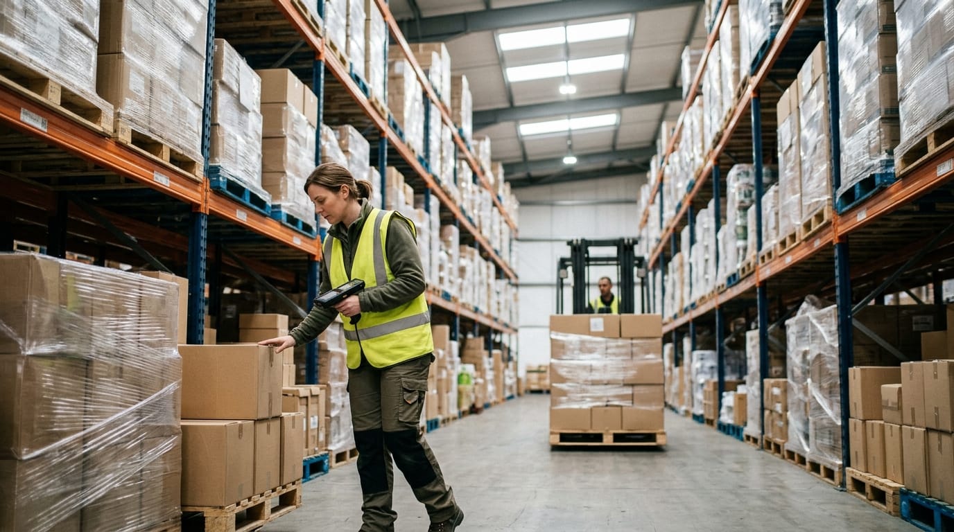 The team who would use warehouse inventory, mid-task
