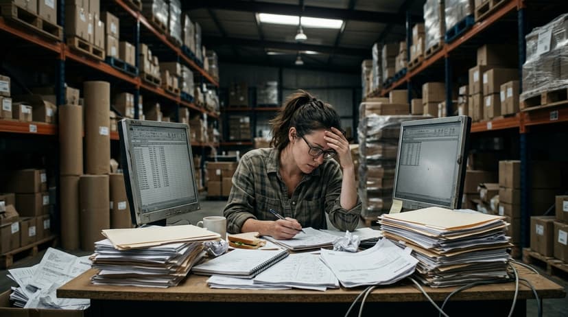 The manual process warehouse inventory management software replaces