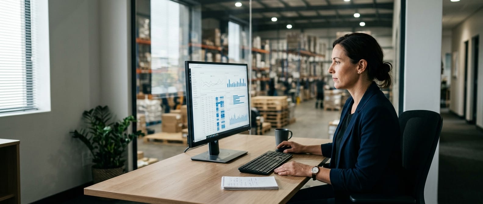 Reviewing the figures warehouse inventory management system produces