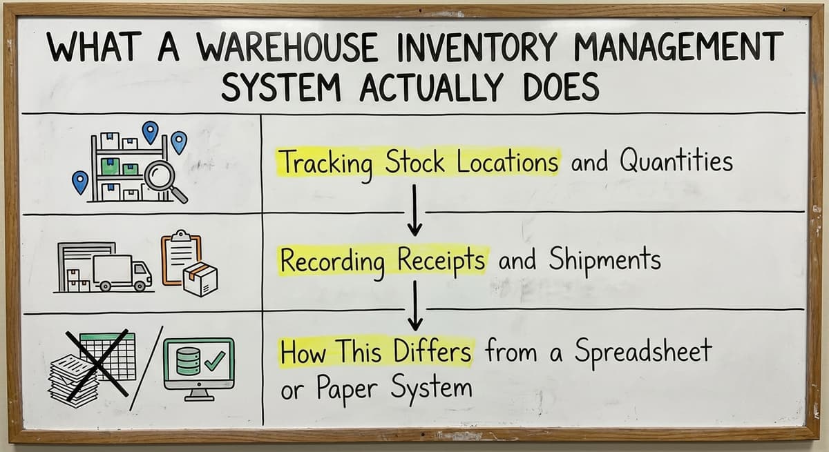 What a Warehouse Inventory Management System Actually Does, drawn out