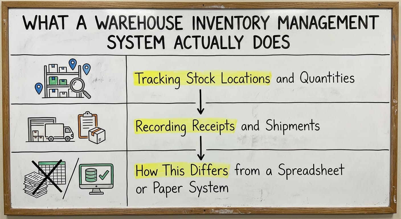 What a Warehouse Inventory Management System Actually Does, drawn out