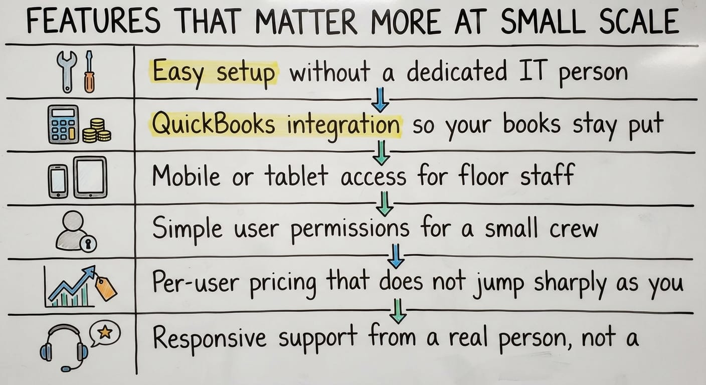 Features That Matter More at Small Scale, drawn out