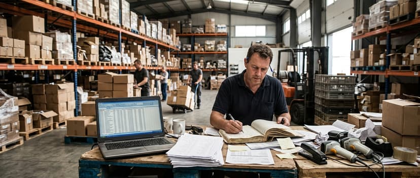 The manual process warehouse inventory tracking system replaces