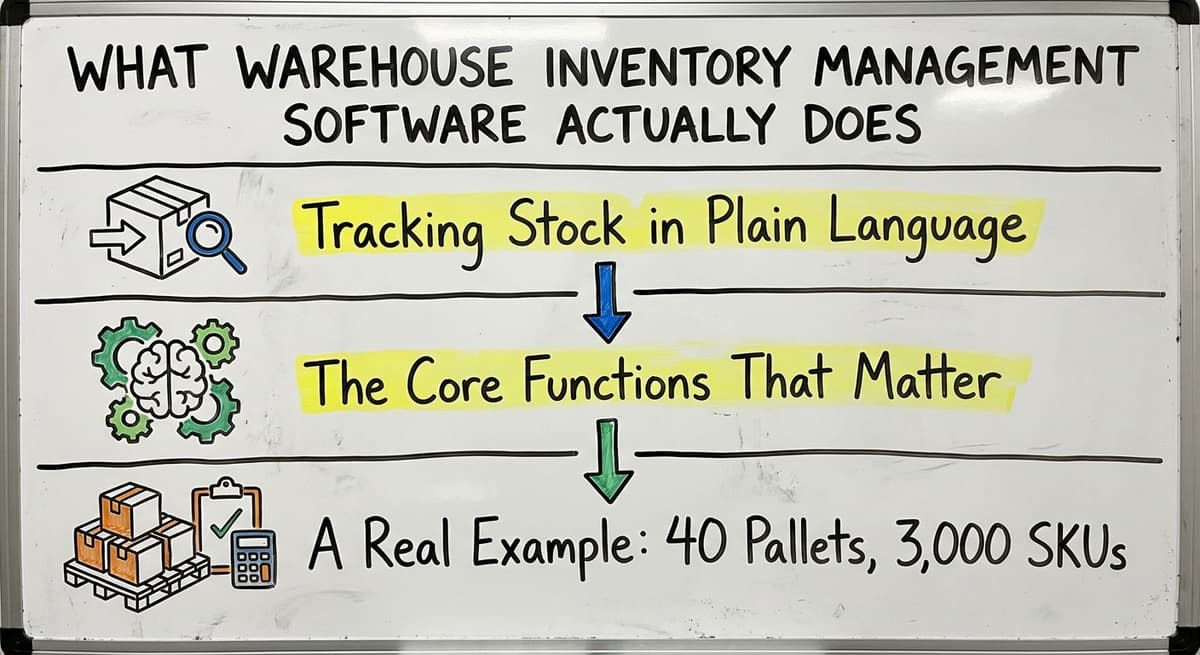 What Warehouse Inventory Management Software Actually Does, drawn out