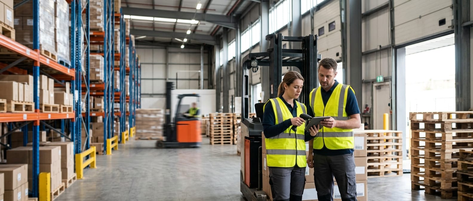 The team who would use warehouse management cloud, mid-task