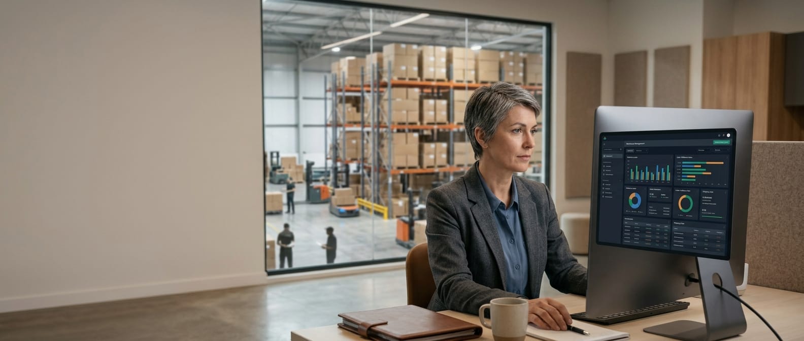 Reviewing the figures warehouse management cloud produces