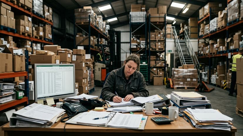 The manual process warehouse management cloud replaces