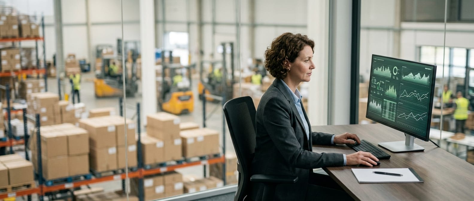 Reviewing the figures warehouse management functions produces