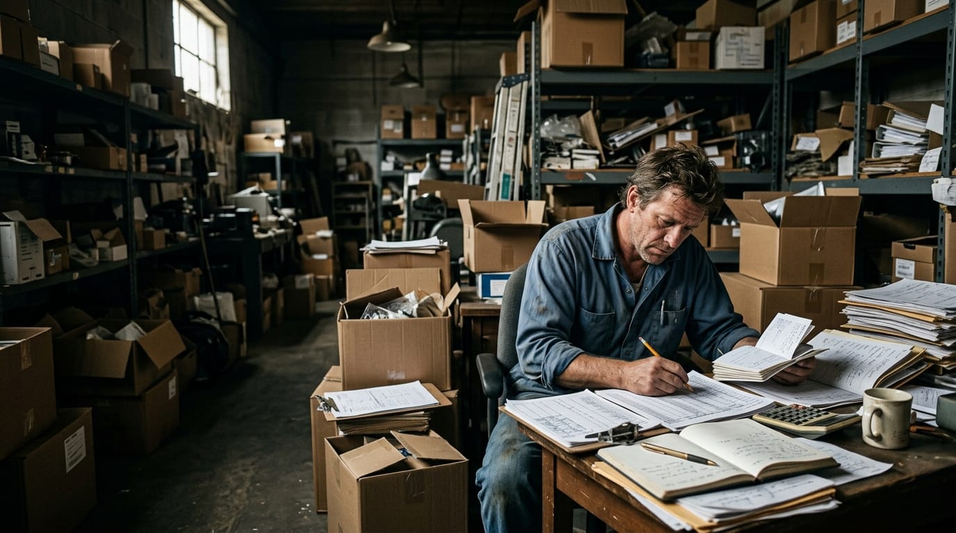 The manual process warehouse management functions replaces