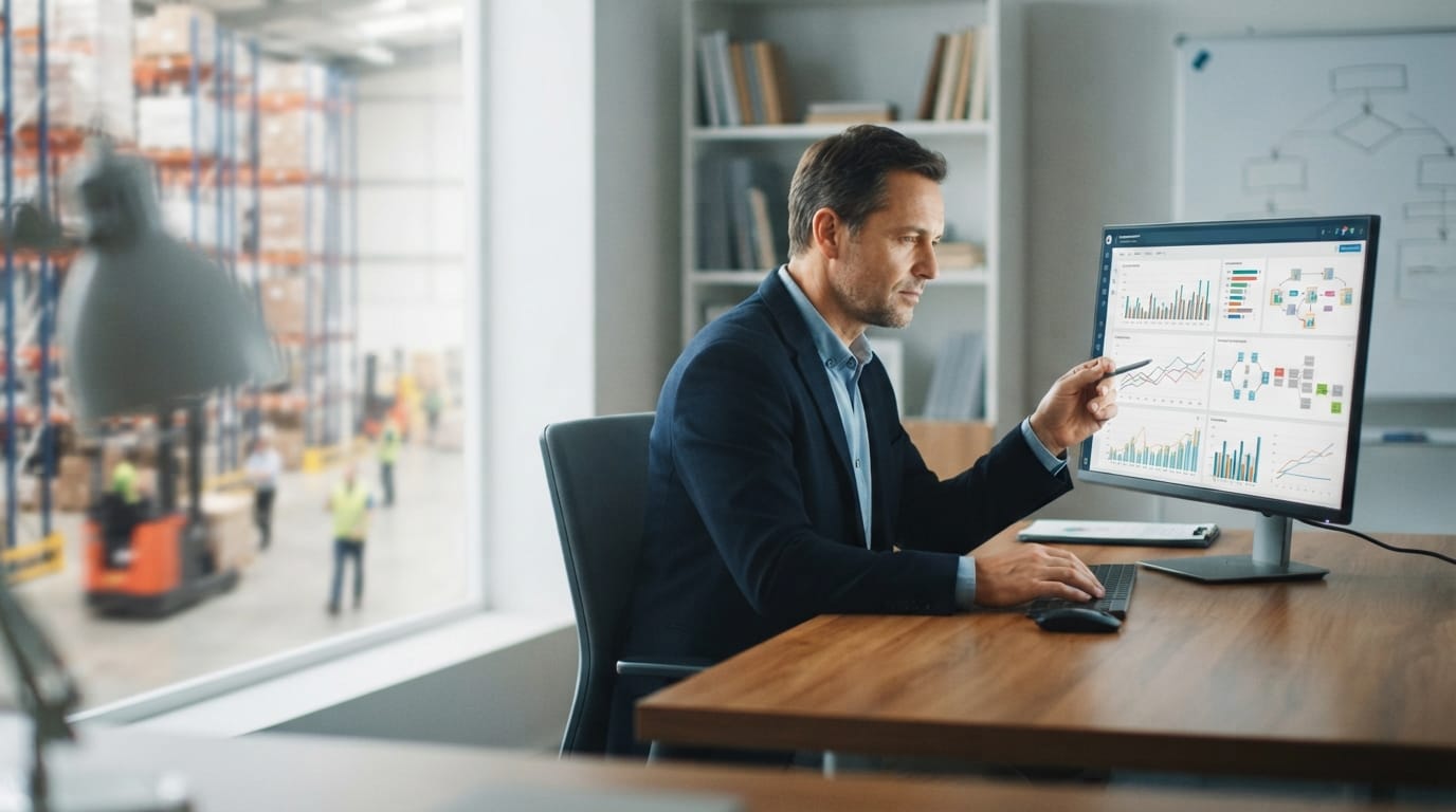 Reviewing the figures warehouse management system comparison produces