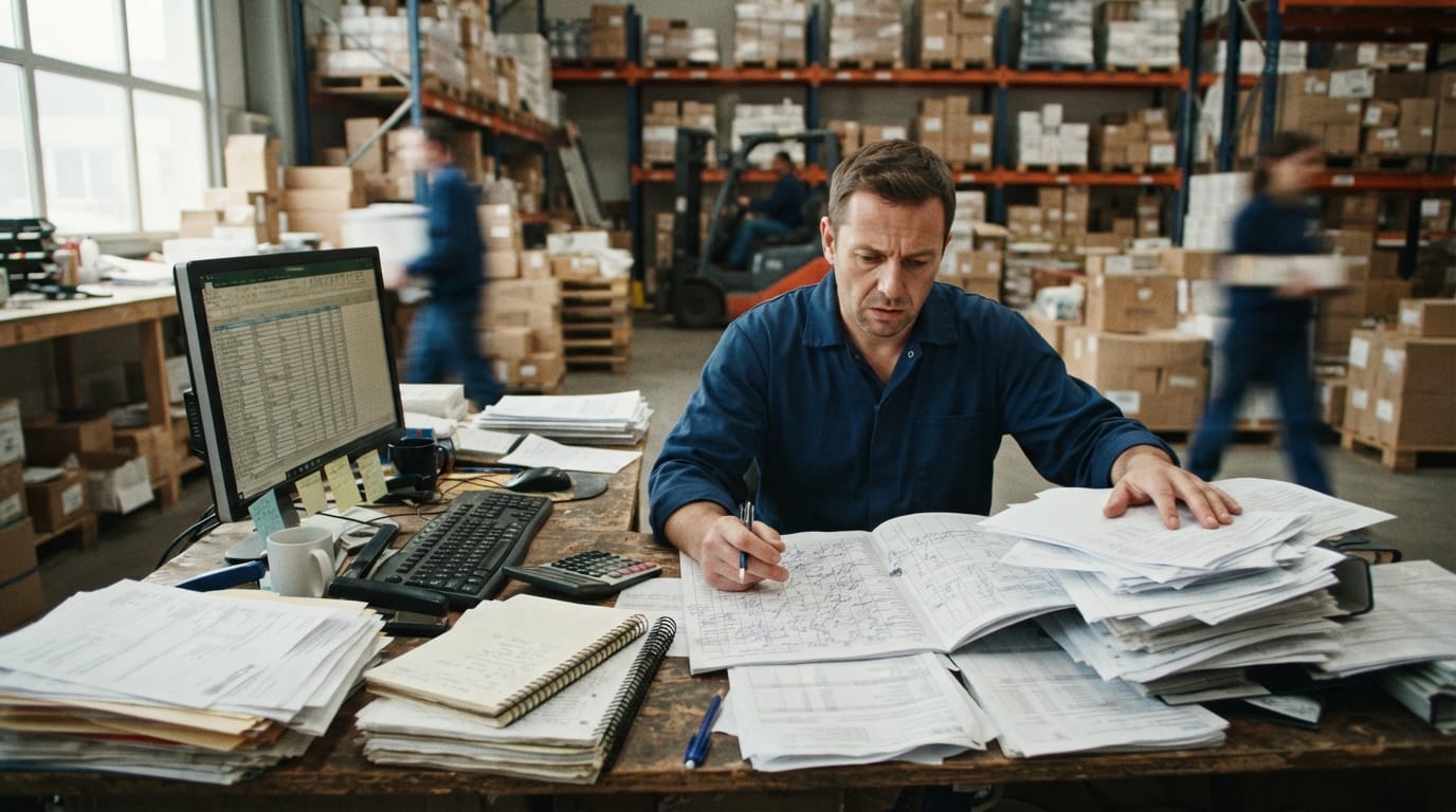 The manual process warehouse management system comparison replaces