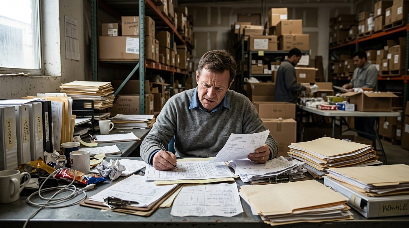 The manual process warehouse management system examples replaces
