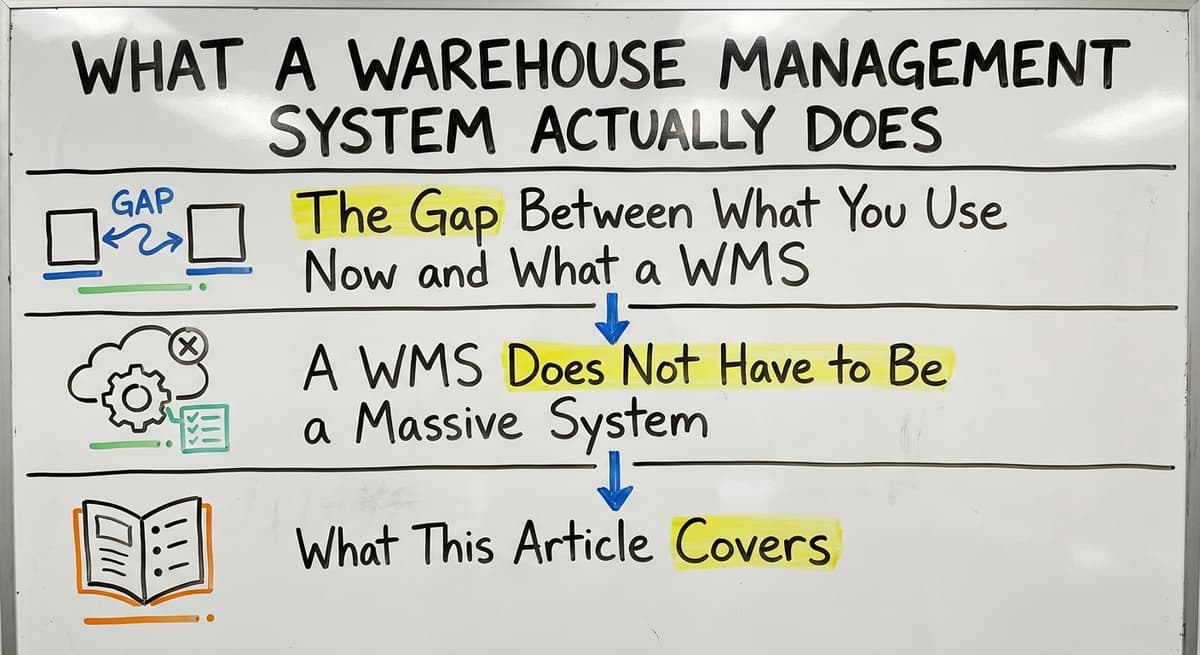 What a Warehouse Management System Actually Does, drawn out