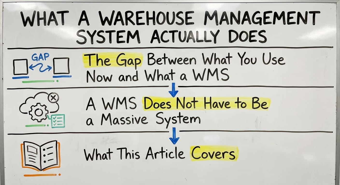 What a Warehouse Management System Actually Does, drawn out