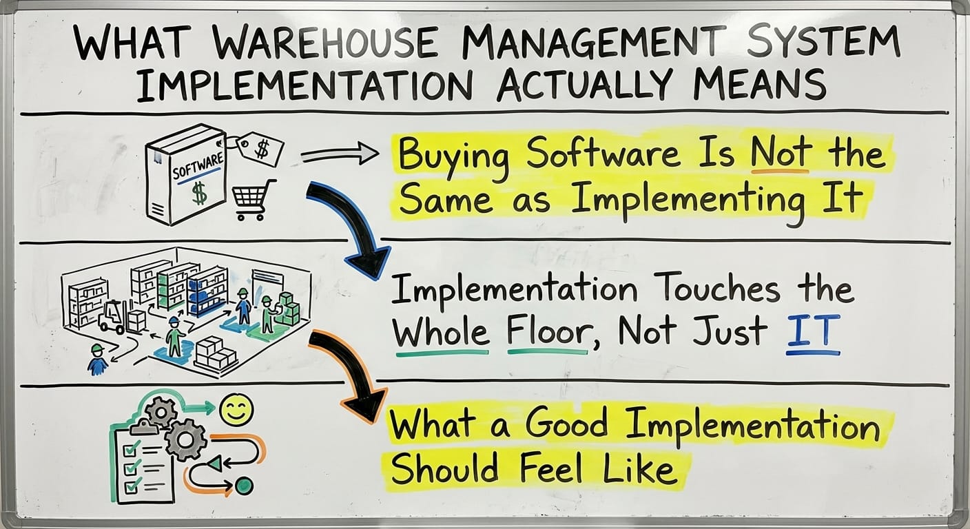 What Warehouse Management System Implementation Actually Means, drawn out