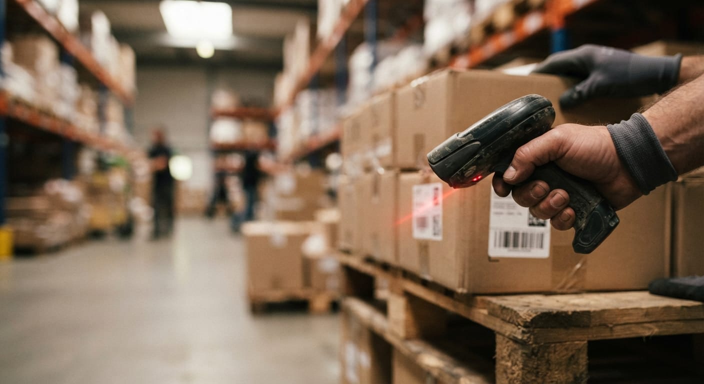 Close detail from the work warehouse management system vs warehouse control system supports