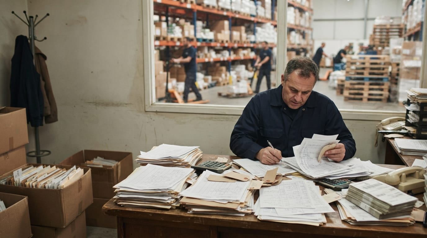 The manual process warehouse management system vs warehouse control system replaces