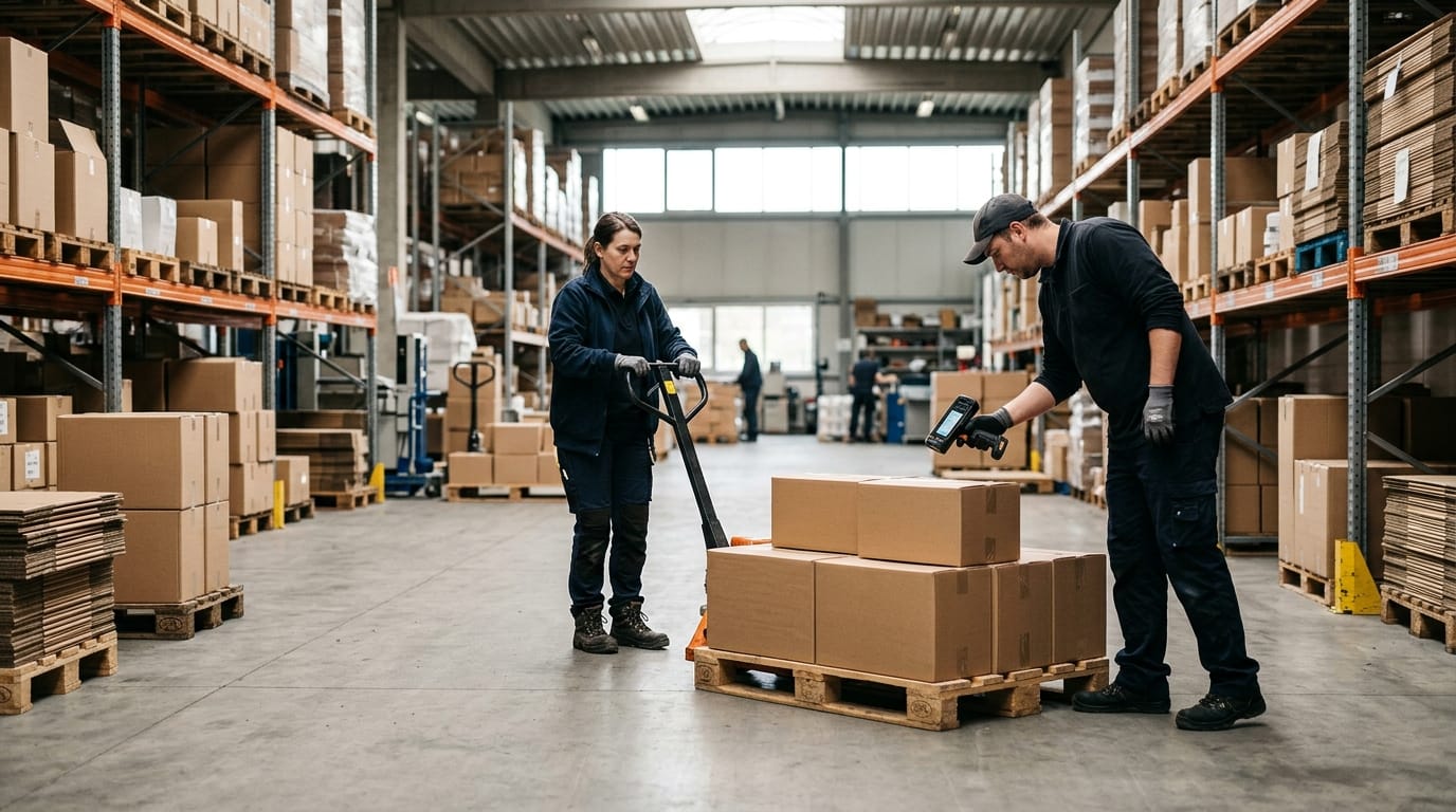 The team who would use warehouse operations, mid-task