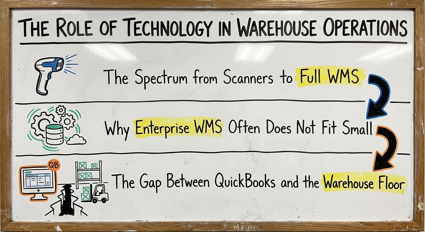 The Role of Technology in Warehouse Operations, drawn out