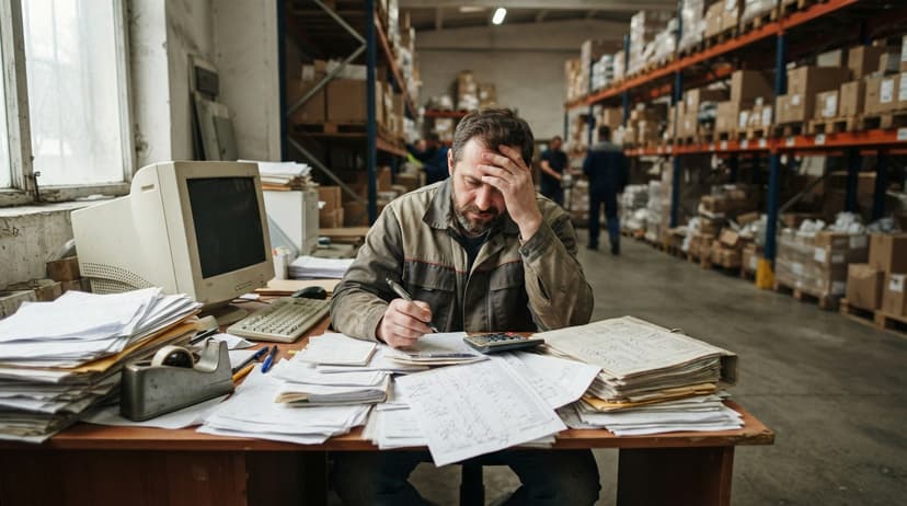 The manual process warehouse scanner system replaces