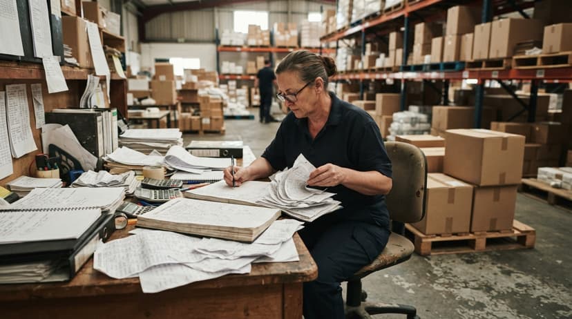 The manual process warehouse scanning system replaces