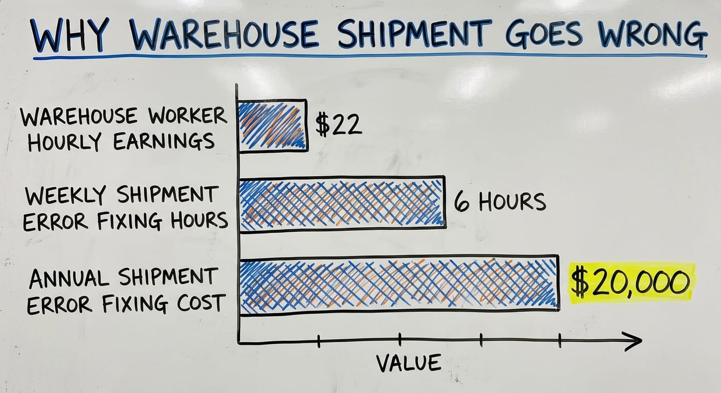Why Warehouse Shipment Goes Wrong, in figures