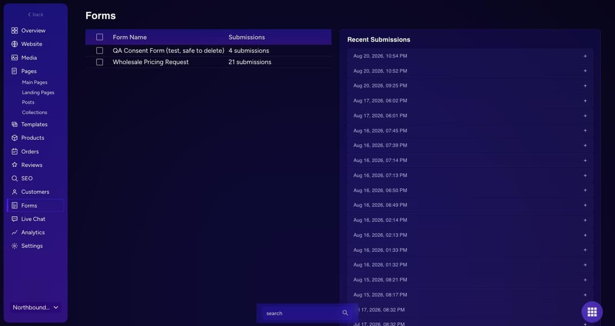 A request comes in from your site