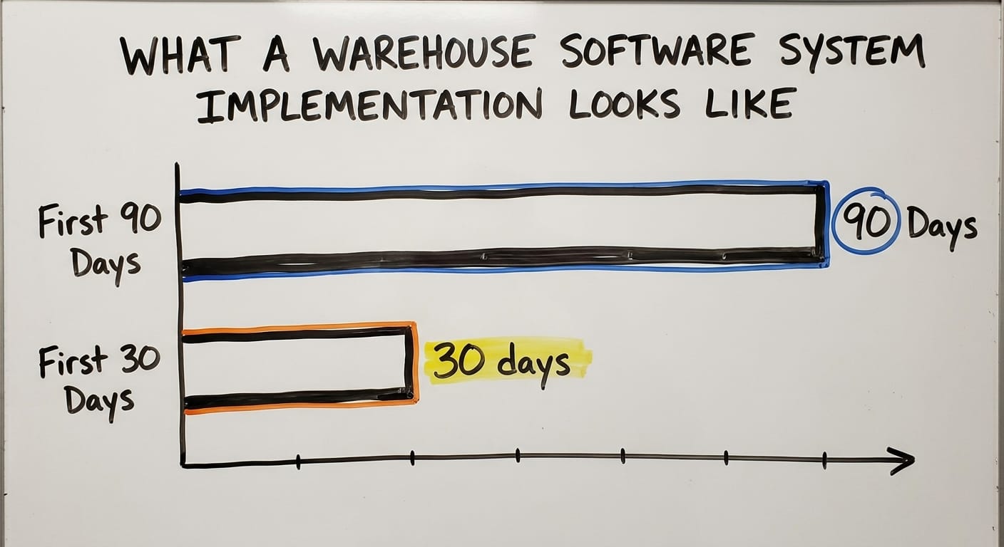 What a Warehouse Software System Implementation Looks Like, in figures