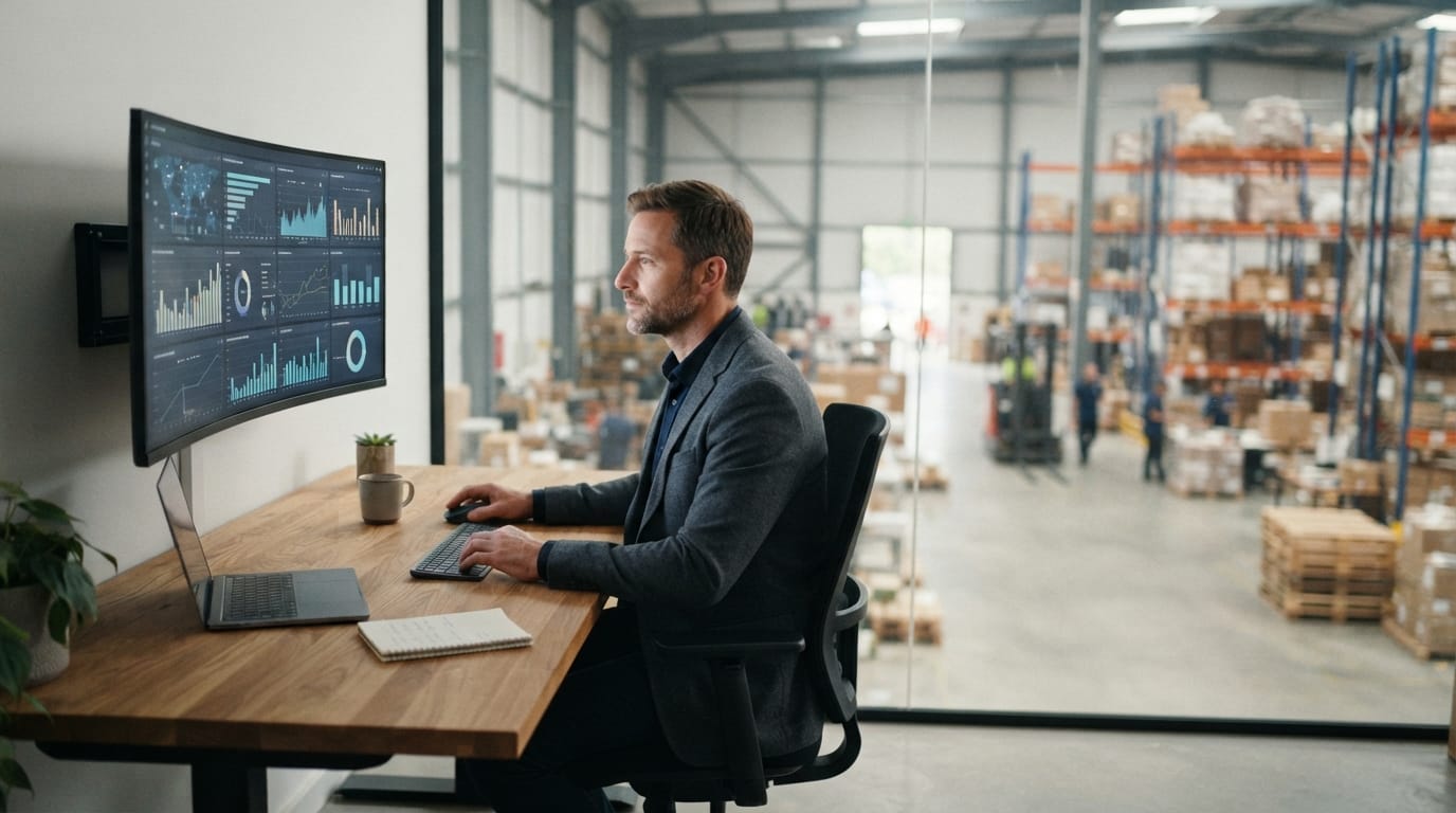 Reviewing the figures warehouse stock management software produces