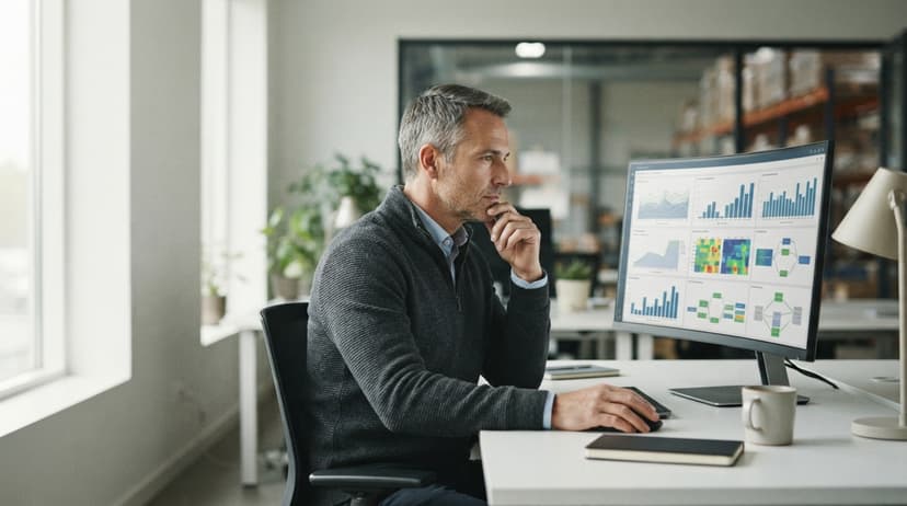 Reviewing the figures warehouse stock management software produces