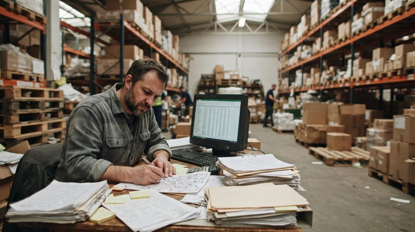 The manual process warehouse stock management software replaces