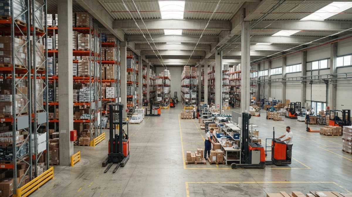 The wider operation that warehouse stock management software runs