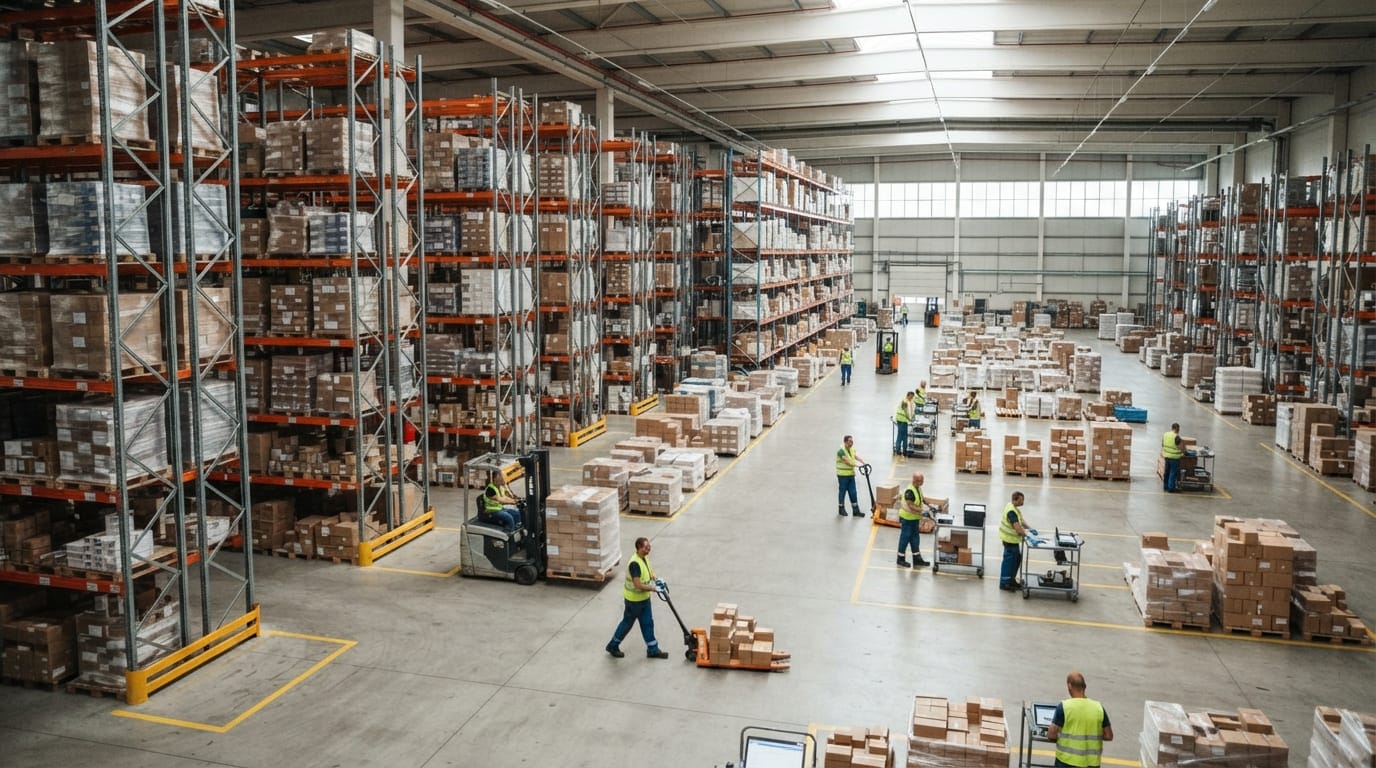 The wider operation that warehouse stock management software runs