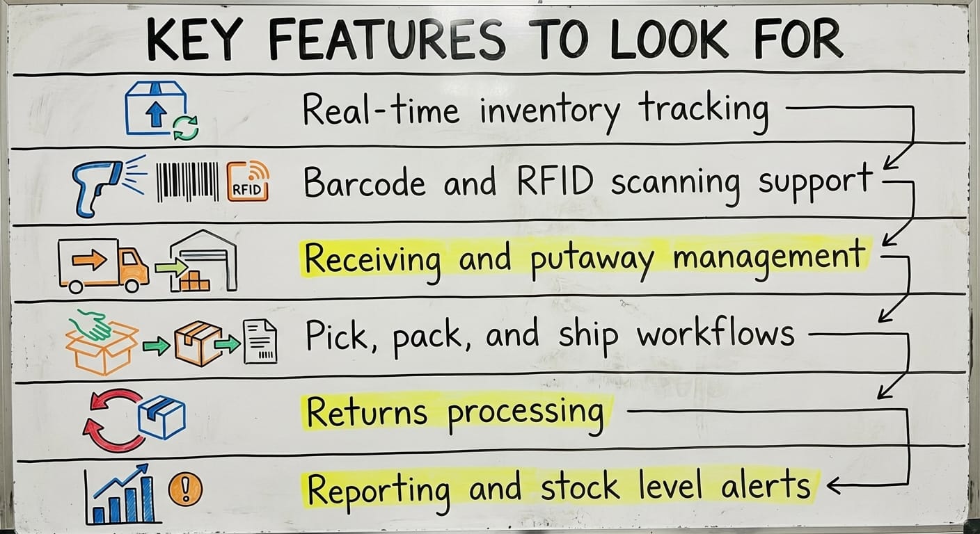 Key Features to Look For, drawn out