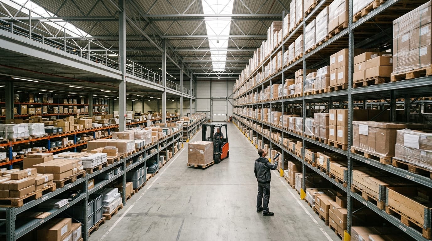 The wider operation that warehouse stock management system runs