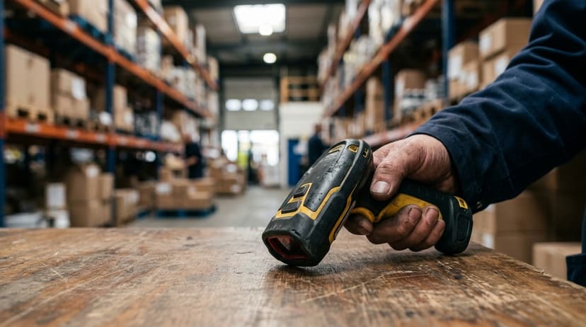 Close detail from the work warehouse stock software supports