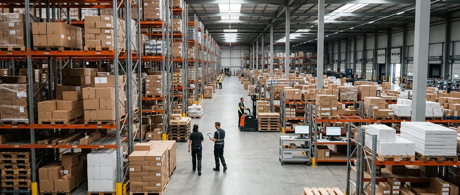 The wider operation that warehouse stock software runs