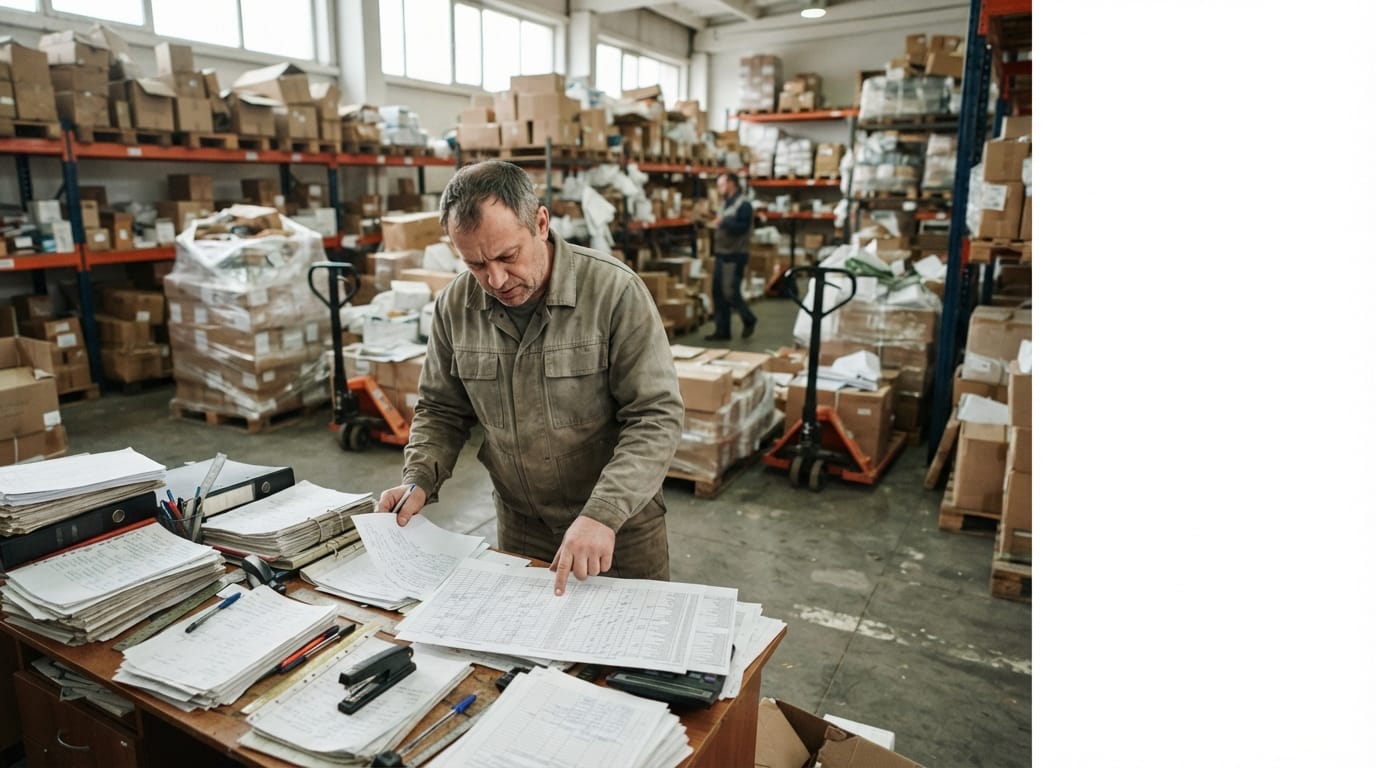 The manual process warehouse systems replaces