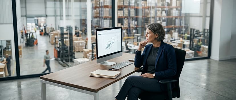 Reviewing the figures warehouse tracking system produces