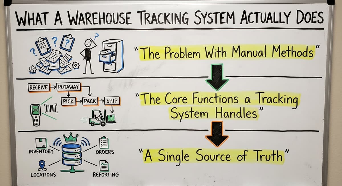 What a Warehouse Tracking System Actually Does, drawn out