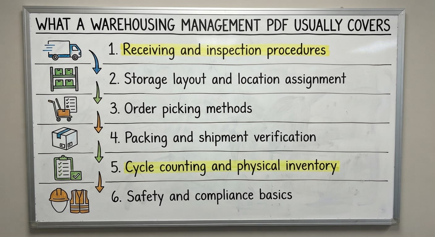What a Warehousing Management PDF Usually Covers, drawn out